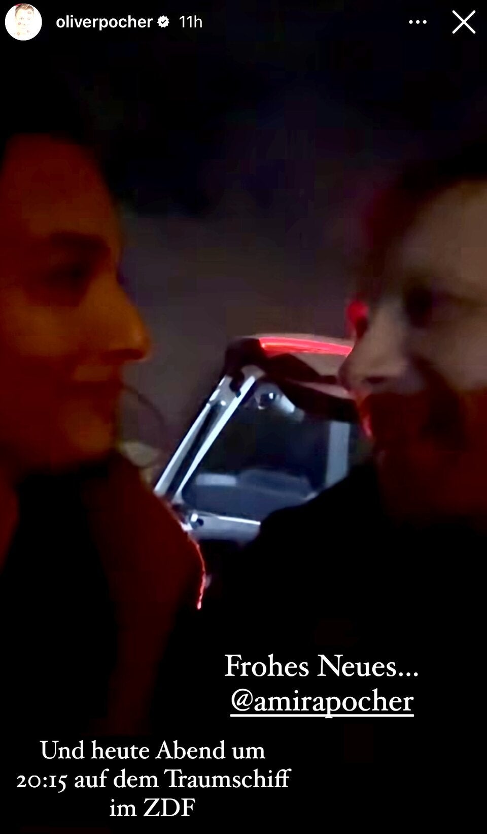 „Küss mich“: Amira und Oliver Pocher kamen sich zu Silvester wieder näher