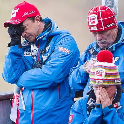 Schock-Momente beim Skifliegen am Kulm