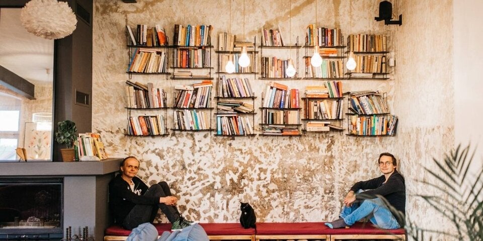 Lukasz und Piotr vom Gasthaus Kwieci im Isergebirge 