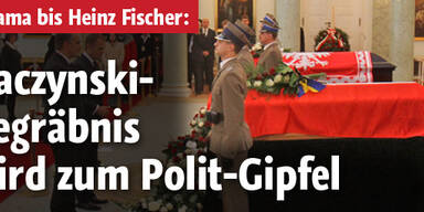 Polen: Begräbnis wird zu Politikgipfel