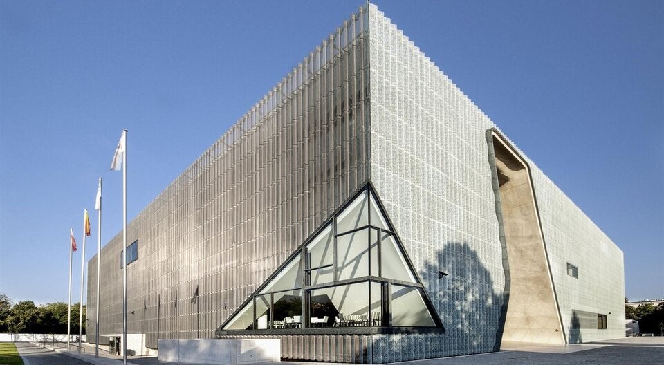 Poliin-Museum. Errichtet 2014 auf dem ehemaligen Gelände des Warschauer Ghettos.