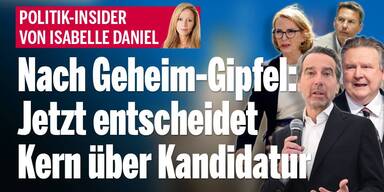 Nach Geheim-Gipfel: Jetzt entscheidet Kern über Kandidatur