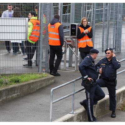 Die Sicherheitsvorkehrungen beim Wr. Derby