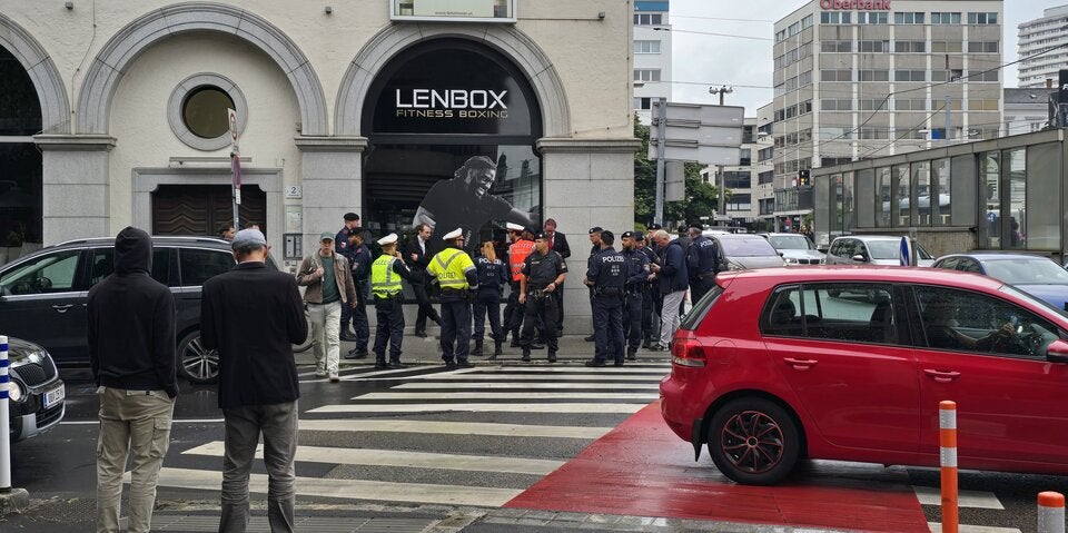 Polizei Nibelungenbrücke