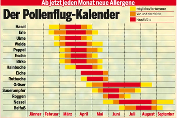Pollen-Alarm so früh wie nie