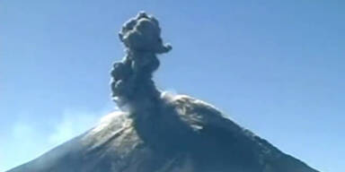 Vulkan Popocatepetl kurz vor Ausbruch