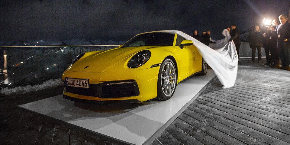 Porsche 911: Spektakuläre Österreich-Präsentation