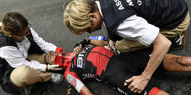 Porte nach Horror-Sturz schwer verletzt