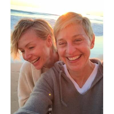 Portia de Rossi und Ellen Degeneres