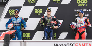 Podest bei MotoGP in Portimao