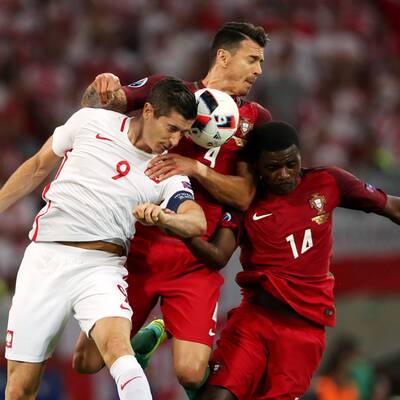 Polen gegen Portugal