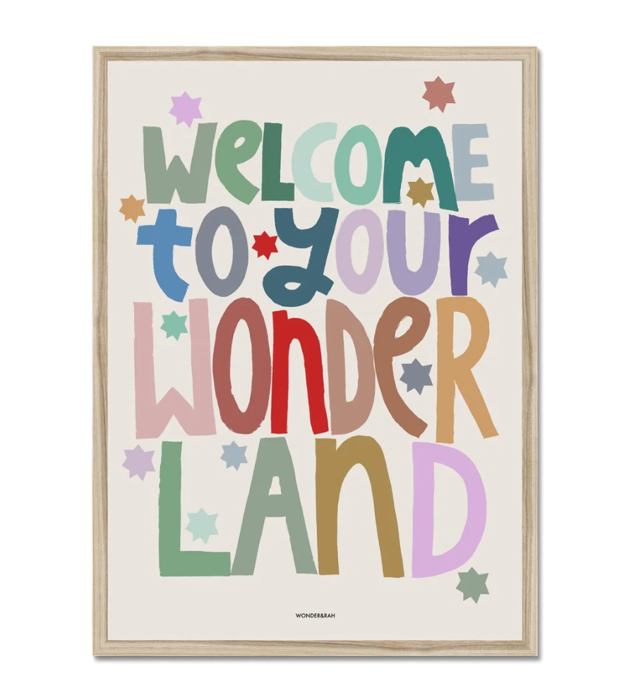 Wonderland Rainbow Print 