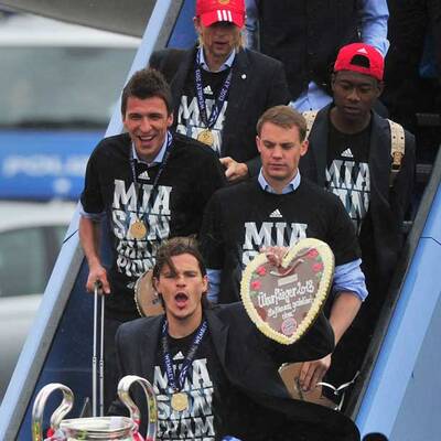 Hier landen die Bayern 