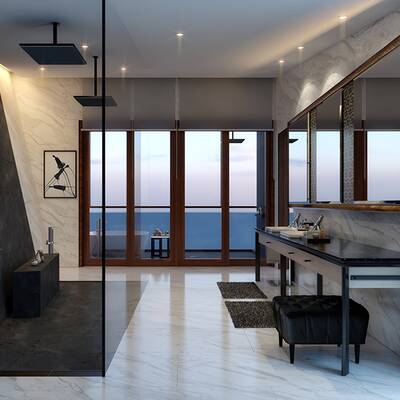 Presidential Water Villa Bad