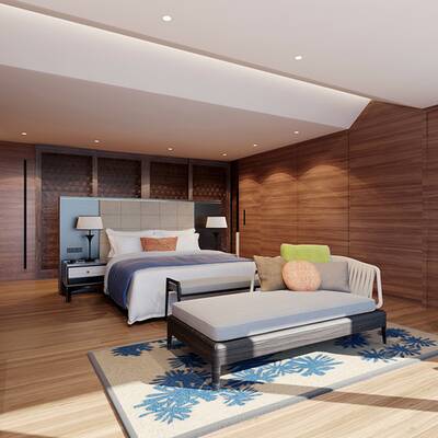 Presidential Water Villa Bad