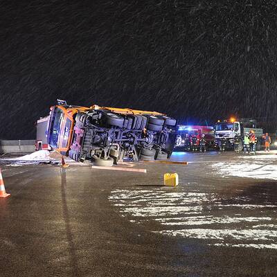 Nächtliche Bergung auf der Raststation Guntramsdorf