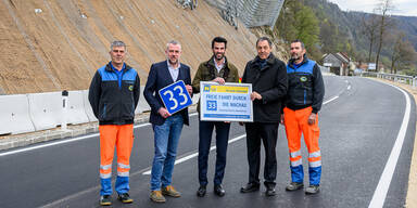 Nach Felssturz: B33 wurde um 2,1 Millionen Euro saniert