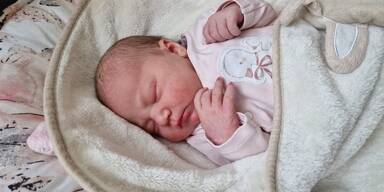 So s&uuml;&szlig; ist Nieder&ouml;sterreichs Neujahrsbaby
