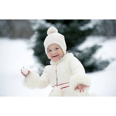 Prinzessin Estelle im Schnee