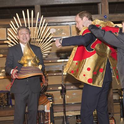 Prinz William - Japan Besuch