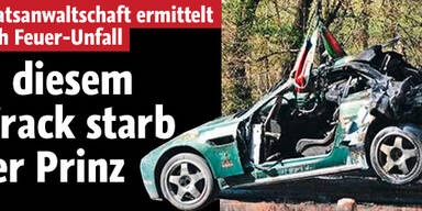 In diesem Wrack starb der deutsche Prinz