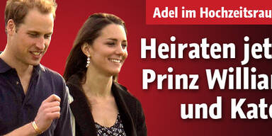 Heiraten jetzt Prinz William & Kate?