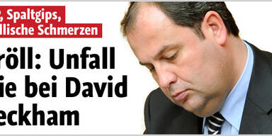 Pröll: Unfall wie bei David Beckham