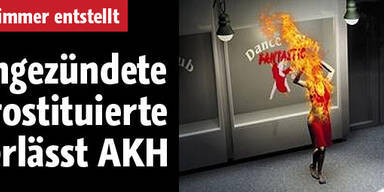 Angezündete Prostituierte verlässt AKH