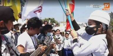 Proteste in Myanmar