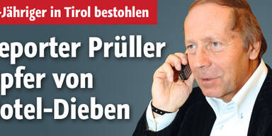 Heinz Prüller Opfer von Hotel-Dieben