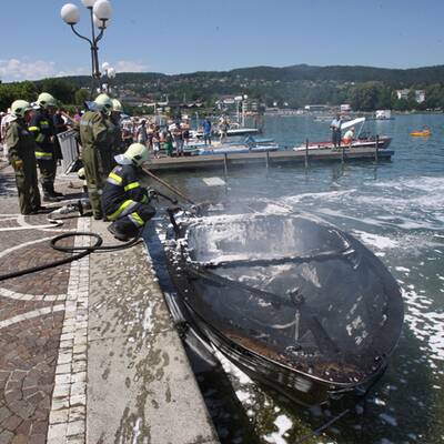 Motorbootunfall in Velden