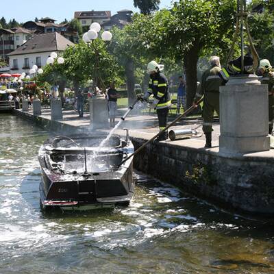 Motorbootunfall in Velden