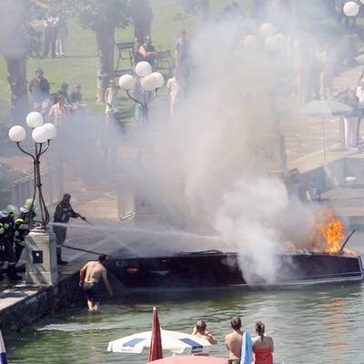 Motorbootunfall in Velden