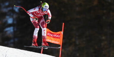 Puchner bei Goggia-Traumlauf am "Stockerl"