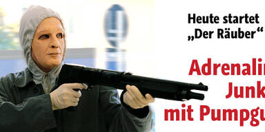 Adrenalin-Junkie mit Pumpgun