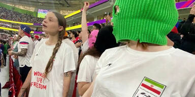 Pussy Riot protestiert bei WM f&uuml;r Frauen im Iran