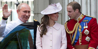 Putin, William und Kate