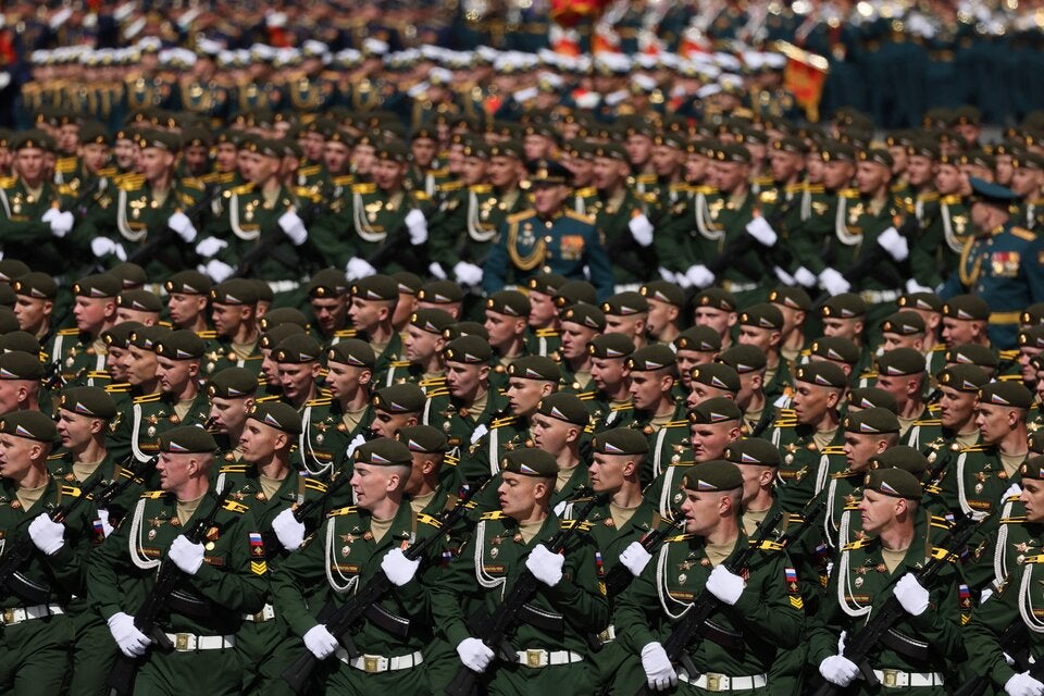 Militärparade in Moskau