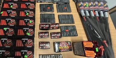 Pyrotechnik geschmuggelt