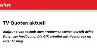 Ab heute gibt es wieder TV-Quoten