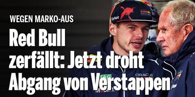 Red Bull zerfällt: Jetzt droht Abgang von Max Verstappen