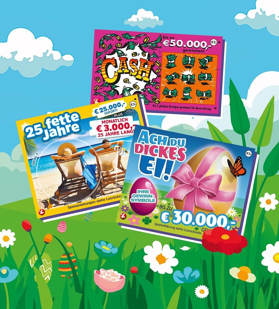 Rubbellose Oster Geschenkidee