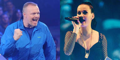 Stefan Raab und Katy Perry