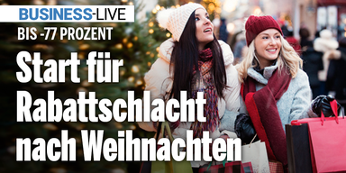 Start für Rabattschlacht nach Weihnachten