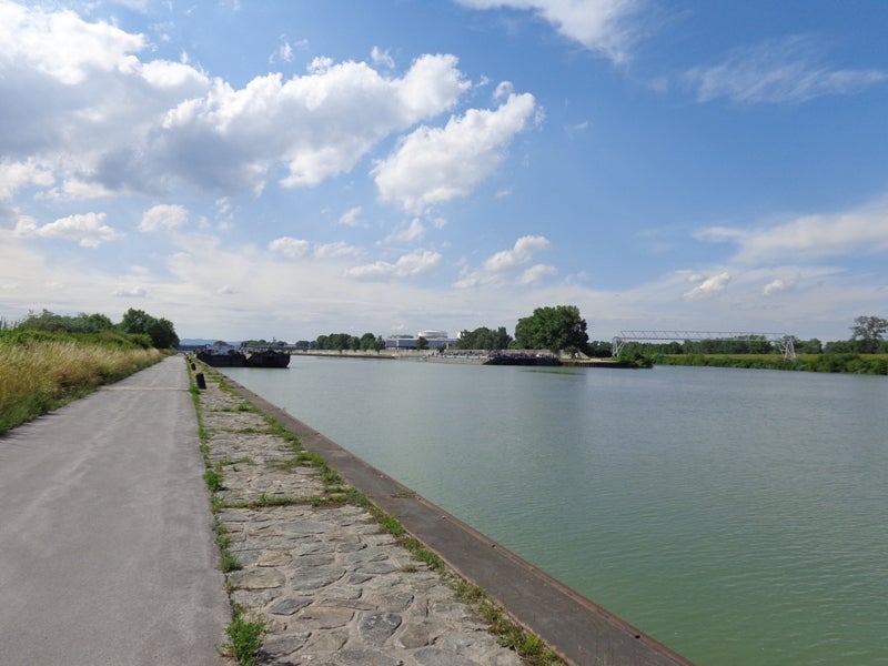 Radweg ölhafen lobau