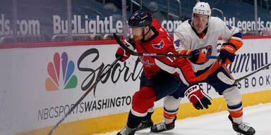 Michael Raffl (Washington Capitals) gegen die Pittsburgh Penguins