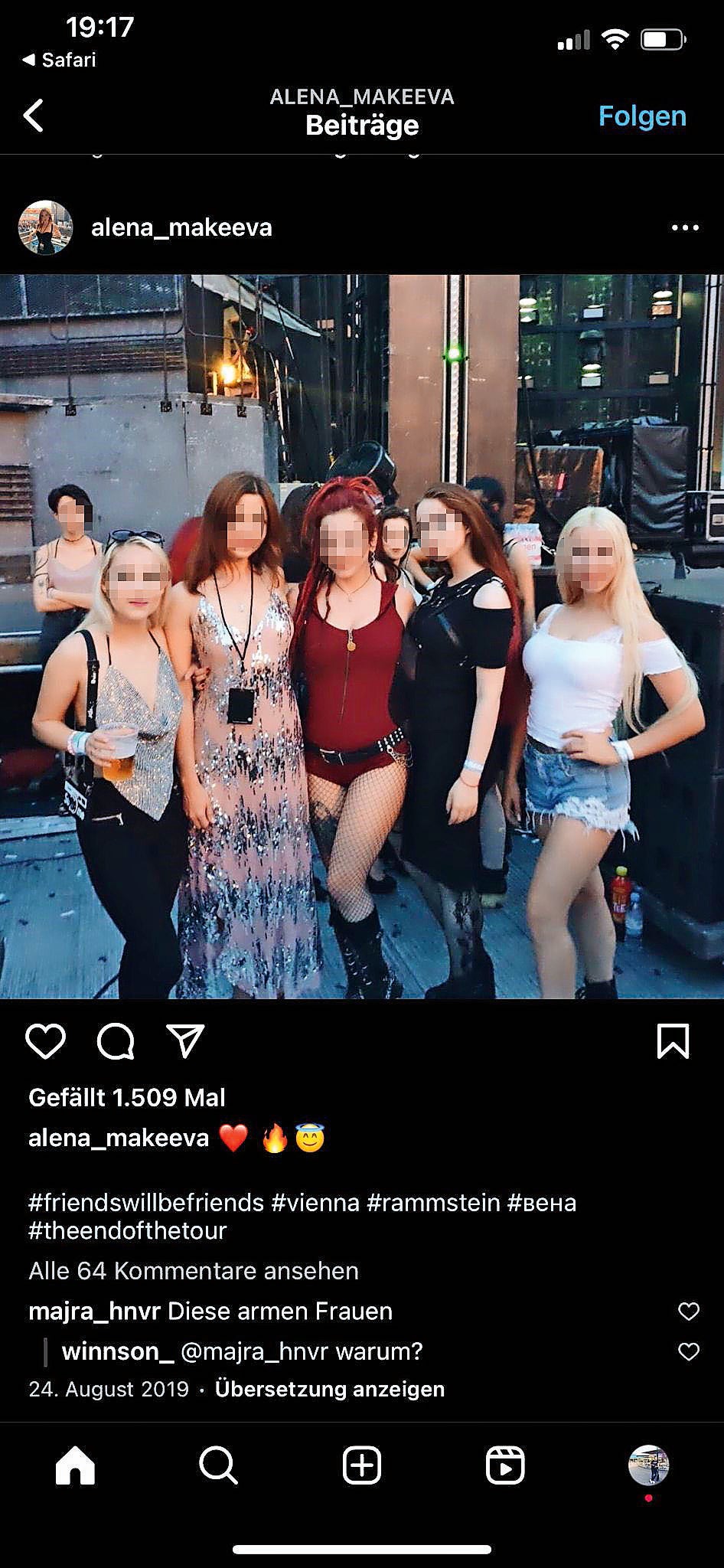 Drehte Rammstein-Sänger Lindemann in Wien einen Porno?