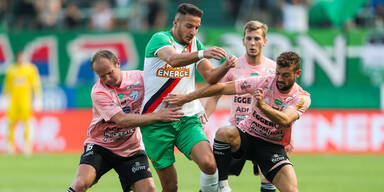 Rapid mit R&uuml;ckenwind gegen Hartberg