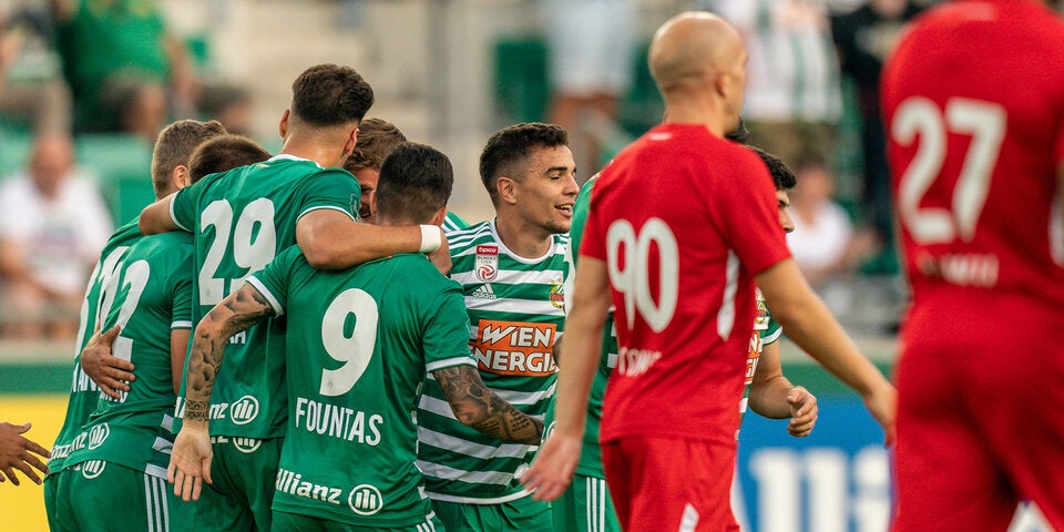 4:1! Rapid glänzt zum Auftakt gegen Admira