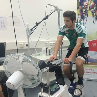 Die Rapid-Kicker bei den Leistungstests